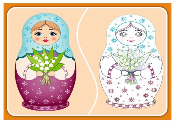 Матрешка в детский сад