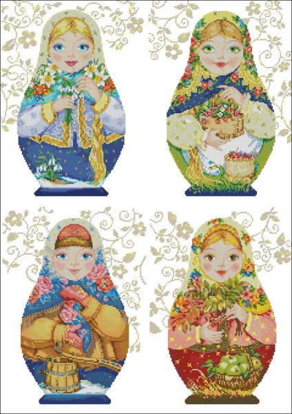 Хоровод матрешек