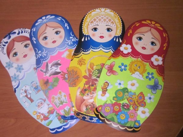 Матрешка вышивка