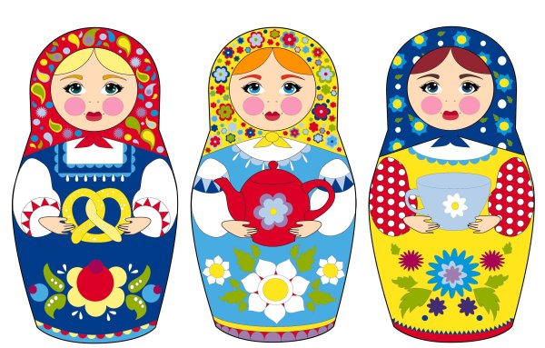 Хороводная игра матрешки