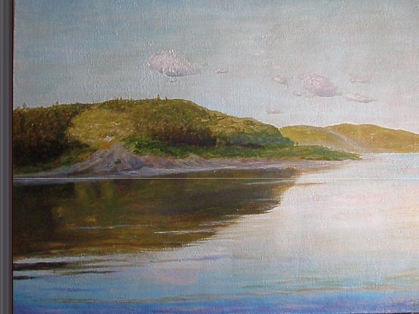 Исаак Левитан вечер на Волге