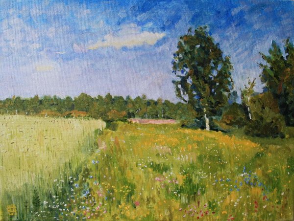 Левитан. Сумерки. 1900. Третьяковская