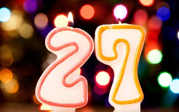 С днём рождения 27 лет прикольные
