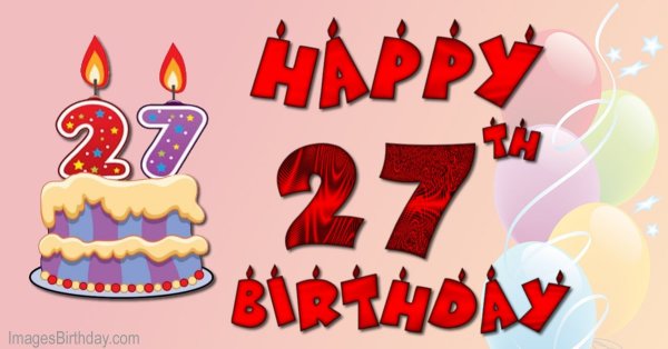27 День рождения