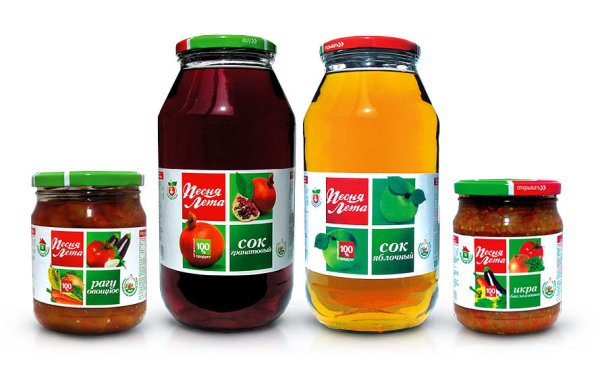 Нестандартная упаковка для соков