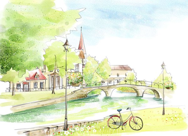 Город рисунок