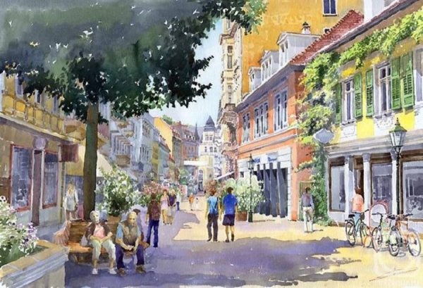 Городской пейзаж Юрия Шевчука