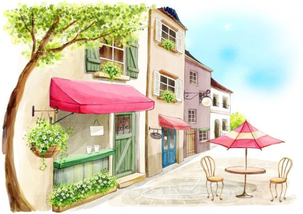 Улица рисунок