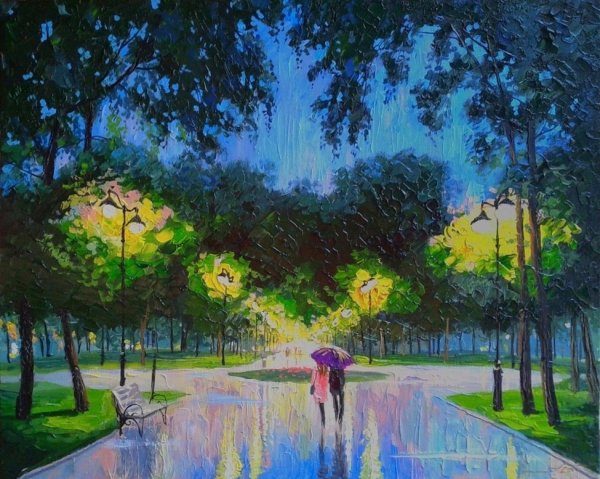 Художник Александр Болотов- летние пейзажи