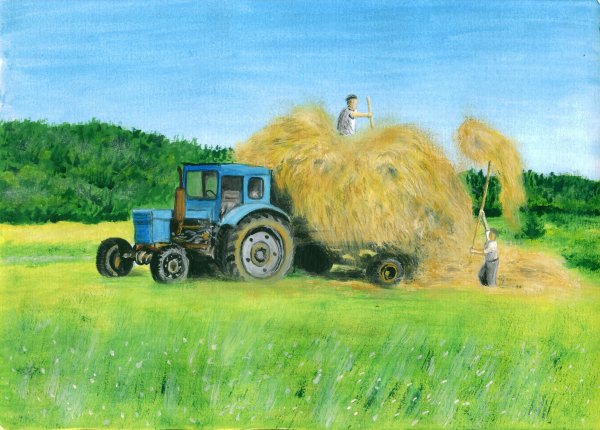 Заготовка сена