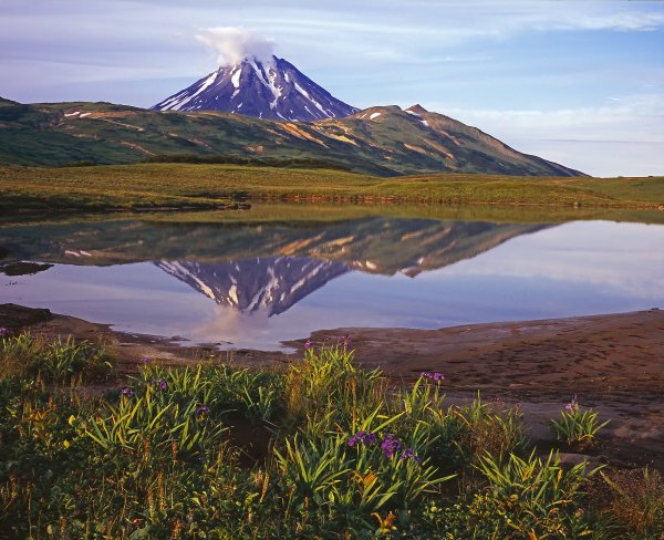 Вулкан Вилючинский озеро