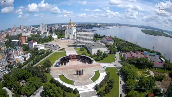 Хабаровск набережная Утес