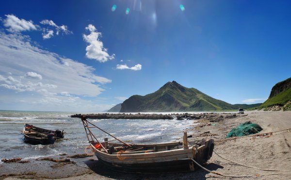 Курильские острова весной