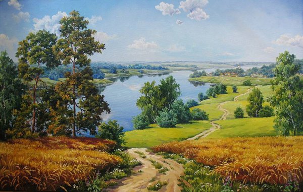 Русский пейзаж художник Игорь Прищепа