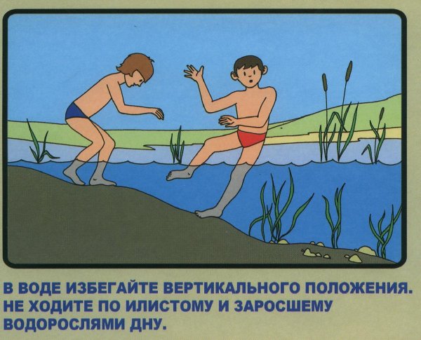 Баннер осторожно на воде