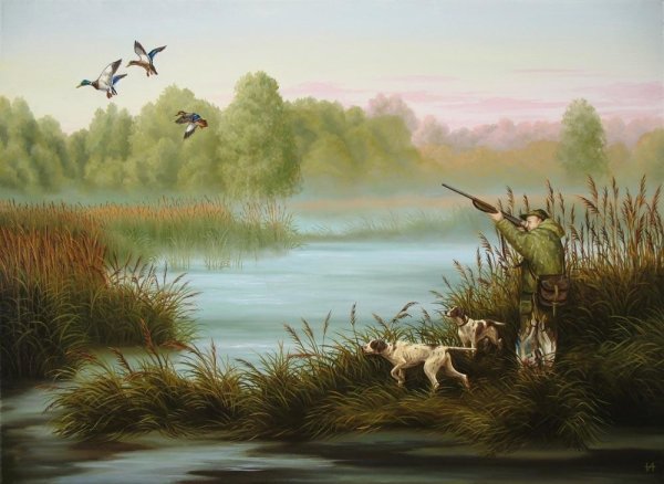 Весенняя охота на селезня