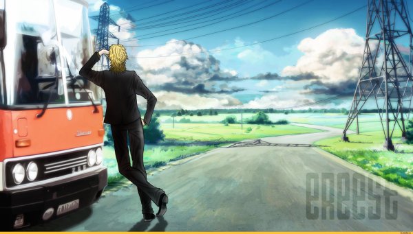 Аниме общественный транспорт