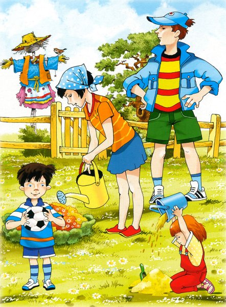 Лето иллюстрация для детей