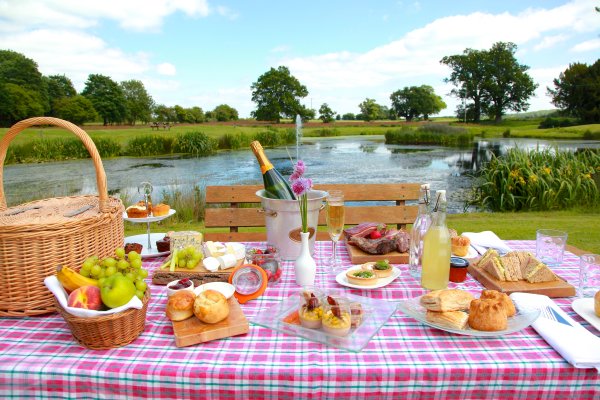 Красивый пикник на природе