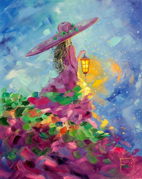 Лист на ветру