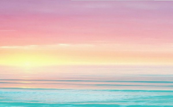 Розово голубой закат