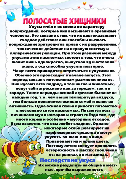 Безопасность летом