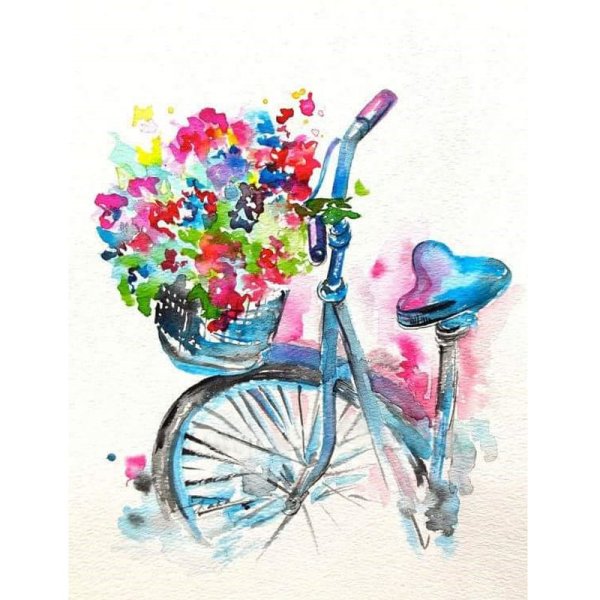 Малгожата Шчечинска цветы акварель