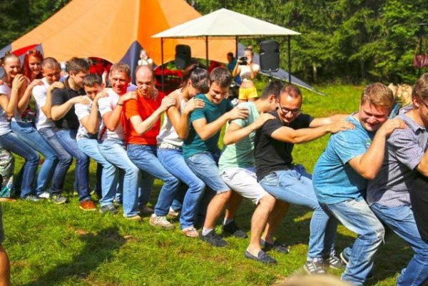 Новогодний корпоратив на природе