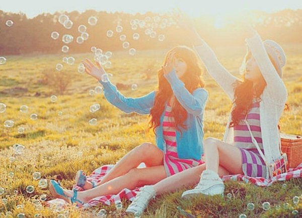 Летняя фотосессия с подругой