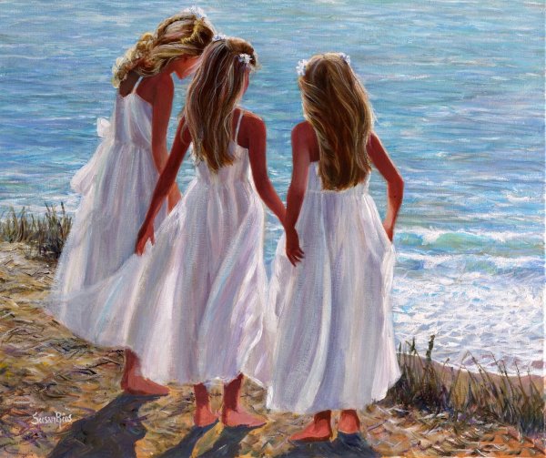 Две девочки подружки