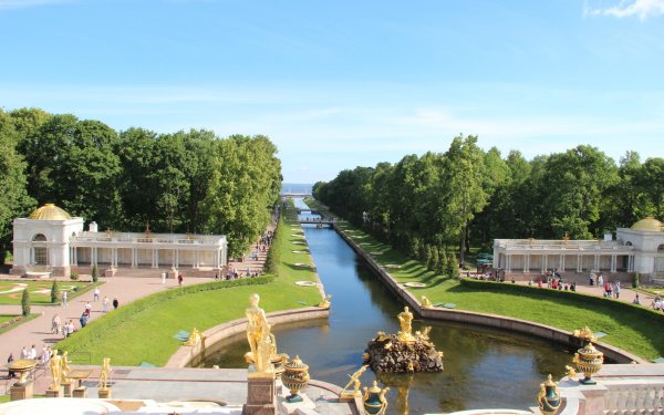 Львиный Каскад в Петергофе