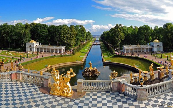 Петергоф Нижний парк фонтаны