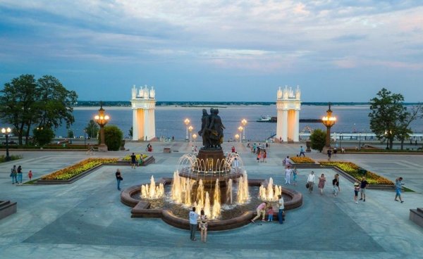 Центральная аллея Волгоград