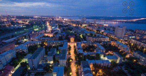 Волгоград вид сверху