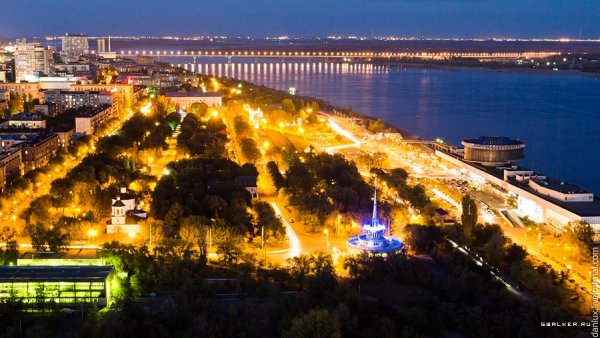 Мамаев Курган вид на Волгу