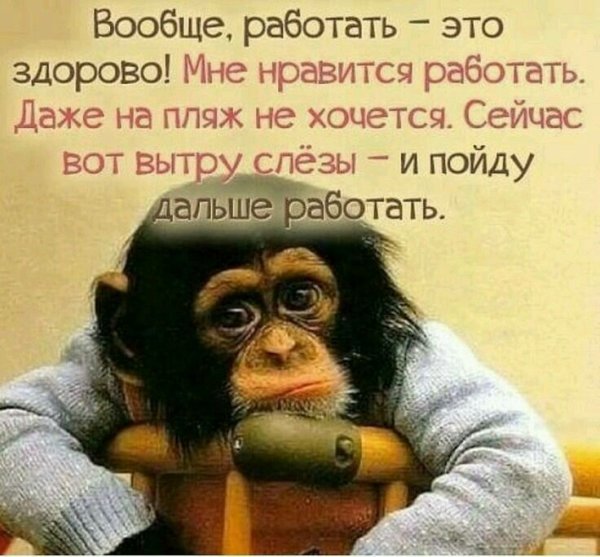 Вообще работать это здорово