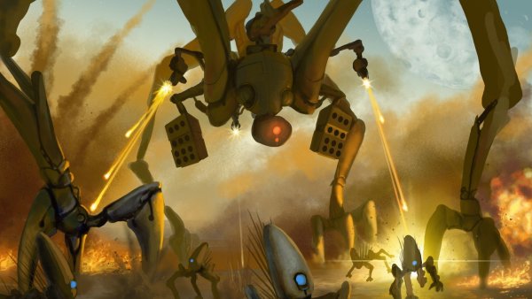 Инопланетный робот арт