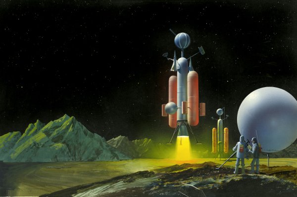 Ретрофутуризм СССР космодром