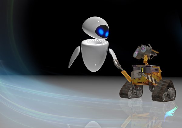 Мультфильм Валли робот ева