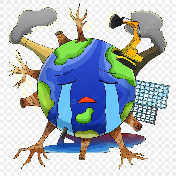 Загрязненная земля рисунок