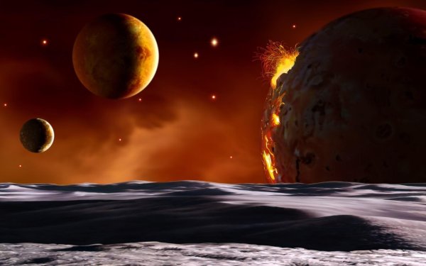 Космические пейзажи реальные