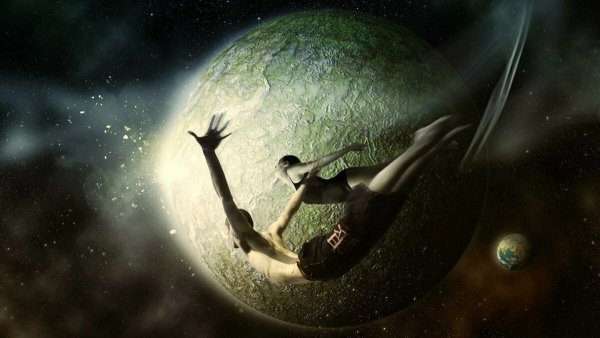 Мужчина и женщина космос фэнтези