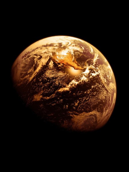 Планета земля из космоса