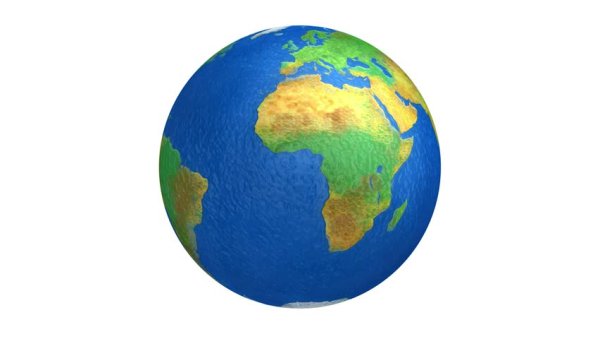 Земля на белом фоне