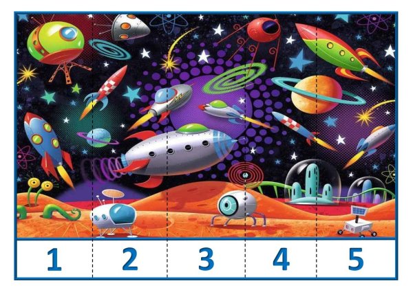 Пазлы про космос для дошкольников