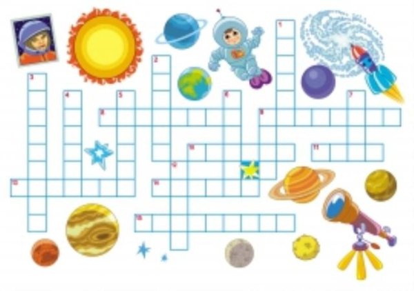 Кроссворд на тему космос для детей
