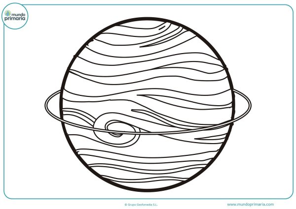 Планета Юпитер раскраска