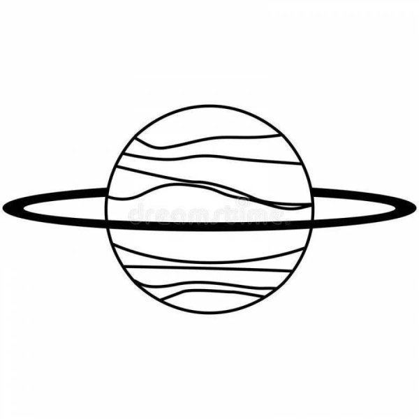 Планета Уран раскраска для детей
