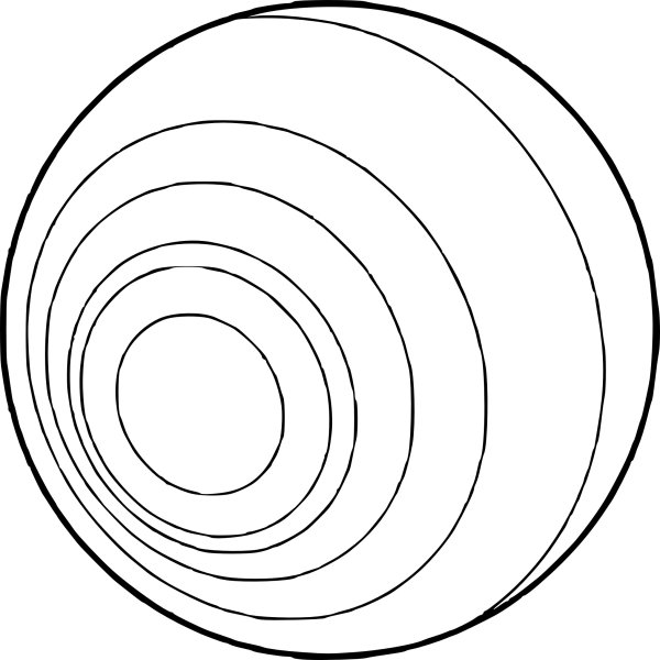 Планеты солнечной системы раскраска Уран