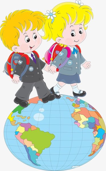 Ученик с глобусом